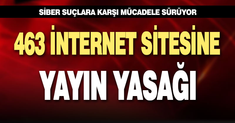 Kaçak yayın yapan 463 internet sitesi kapatıldı