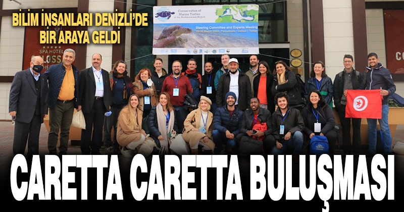 Bilim insanları deniz kaplumbağaları için Denizli’de buluştu