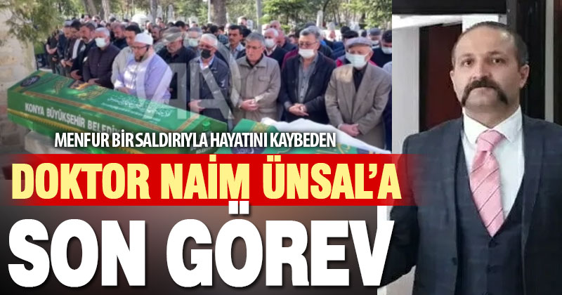 Acıpayam’da silahlı saldırıda hayatını kaybeden doktorun cenazesi Konya’da defnedildi