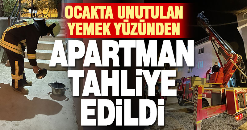 Sümer’de ocağın açık unutulduğu evden çıkan dumanlar paniğe neden oldu