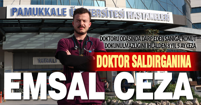 Doktoru odasında darbeden sanığa “konut dokunulmazlığını ihlal”den de ceza