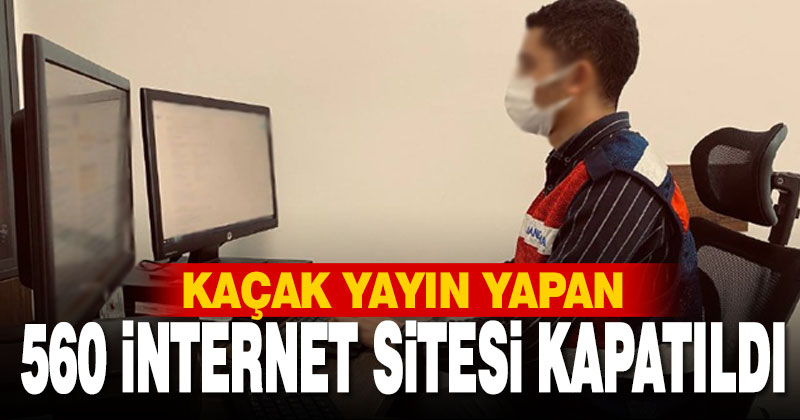 Kaçak yayın yapan 560 İnternet Sitesi Kapatıldı