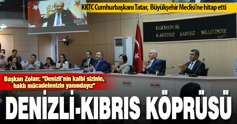 KKTC Cumhurbaşkanı Tatar,  Büyükşehir Meclisi’ne hitap etti