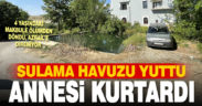 Denizli’de sulama havuzuna düşen çocuk boğulma tehlikesi geçirdi