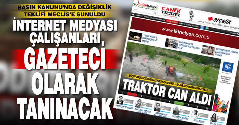 Basın Kanunu’nda değişiklik teklifi Meclis’e sunuldu