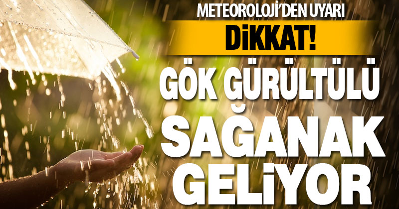 Denizli’de gök gürültülü sağanak bekleniyor