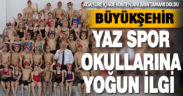Büyükşehir yaz spor okullarına yoğun ilgi
