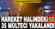Denizli polisi, kentin tüm ana noktalarında mültecilere yönelik uygulama yaptı