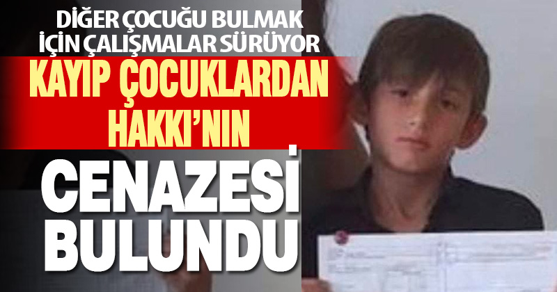 Çivril’den acı haber geldi: çocuklardan birinin cenazesi bulundu