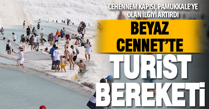 Pamukkale’yi yılın ilk yarısında yarım milyondan fazla turist gezdi