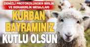 Denizli protokolünden bayram mesajları