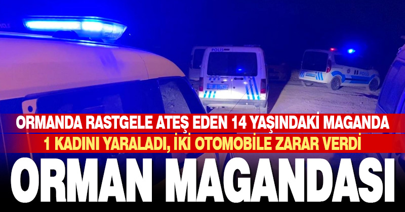 Koluna saçma isabet eden kadın yaralandı