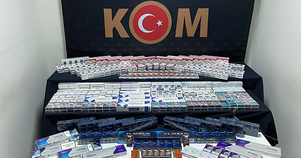 Polisten kaçak sigara operasyonu