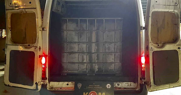 2.800 litre kaçak akaryakıt ele geçirildi