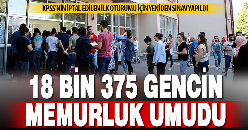 Denizli’de 18 bin 375 aday kamu personeli olmak için ter döküyor