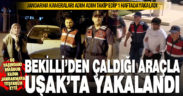 80 yaşındaki kadının Bekilli’den çalınan aracı Uşak’ta bulundu