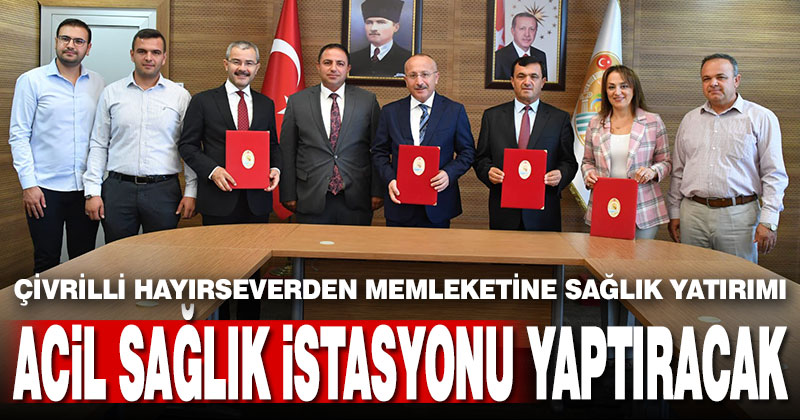 Hayırseverden Çivril’e sağlık ocağı yatırımı