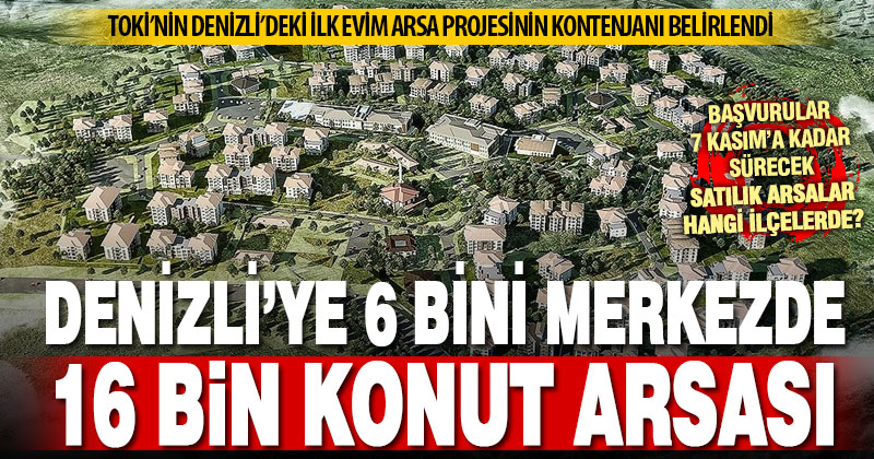 TOKİ, İlk evim Arsam projesinde 19 ilçede 16 bin konut arsası satışa çıkacak