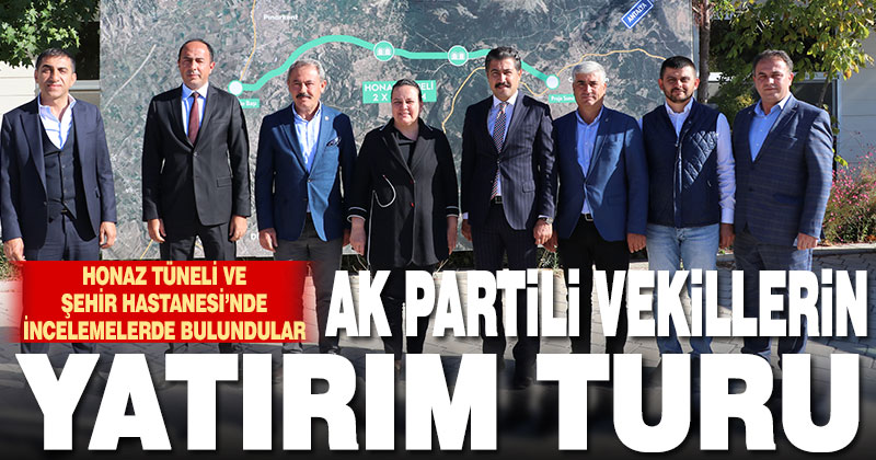 AK Parti Denizli milletvekilleri, kentteki yatırımları inceledi