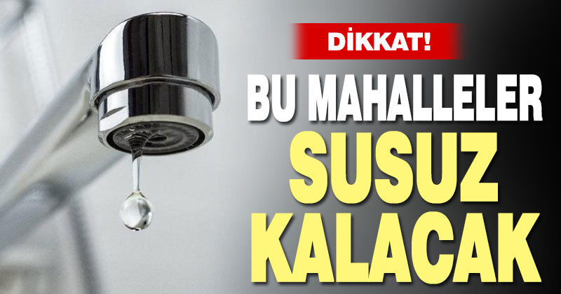 Başkarcı, 1200 Evler ve Hallaçlar’da su kesintisi