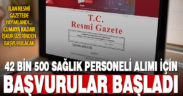 Sağlık Bakanlığının 42 bin 500 işçi ve personel alımı için başvurular başladı