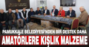 Pamukkale Belediyesi’nden amatörlere bir destek daha