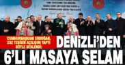 Cumhurbaşkanı Recep Tayyip Erdoğan Denizli’de açılışlar yaptı