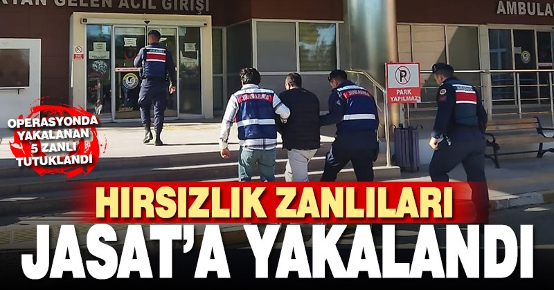 Denizli’de hırsızlık şüphelisi 5 kişi tutuklandı