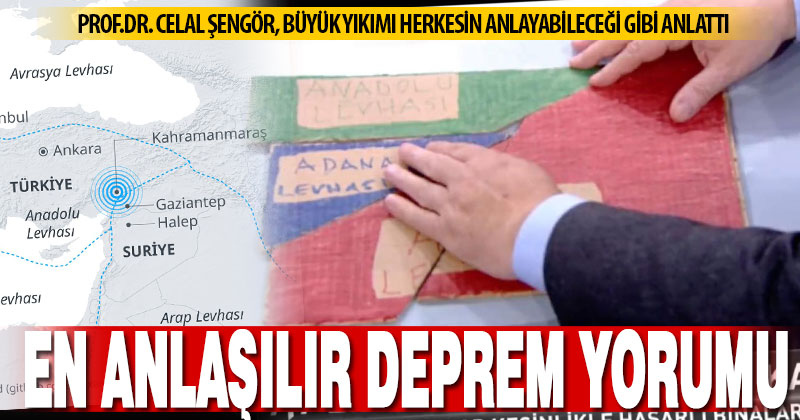 Prof.Dr. Celal Şengör depremi “anlaşılır şekilde” anlattı