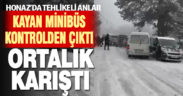 Karda kayan araçlar ortalığı birbirine kattı