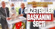 Denizli’de gazeteciler sandığa gitti