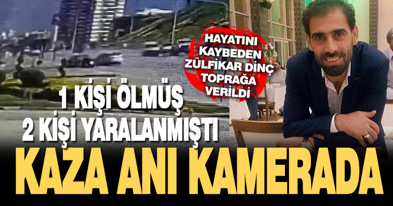 Işık ihlalinin neden olduğu ölümlü kaza kameraya yansıdı