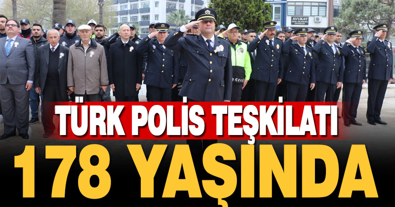 Türk Polis Teşkilatının 178. kuruluş yıl dönümü Denizli’de törenle kutlandı