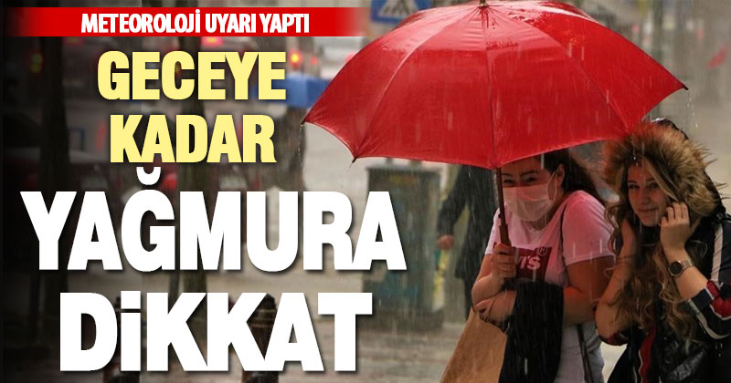 Denizli gece saatlerine kadar aşırı yağışın etkisinde olacak
