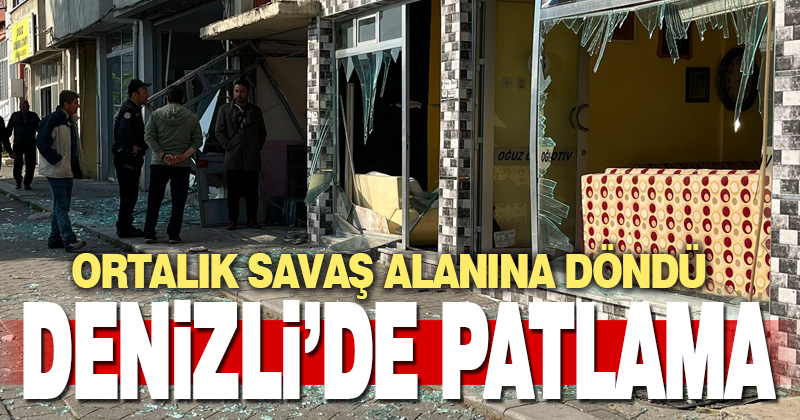 Denizli’de Patlama: 1 Kişi Yaralandı, Soruşturma Başlatıldı