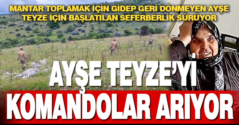 Denizli’de kaybolan 75 yaşındaki kadın için arama çalışmalarına devam ediliyor