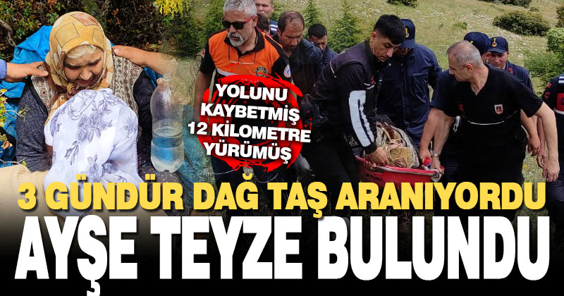 Denizli’de 3 gün önce kaybolan kadın 12 kilometre uzaktaki çobanın yanında bulundu