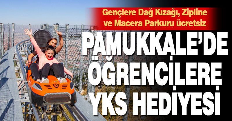 PAMUKKALE BELEDİYESİ’NDEN YKS’YE GİRECEKLERE SINAV HEDİYESİ