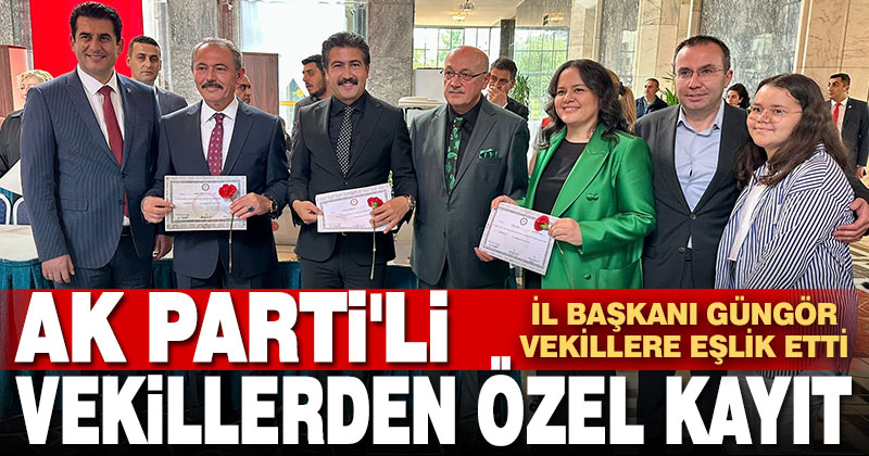 AK Parti’li milletvekillerinden özel kayıt