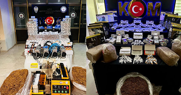 Denizli polisinden kaçakçılık operasyonu