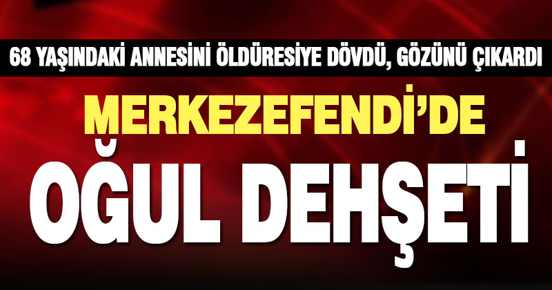 Oğlu tarafından dövülen ve gözü çıkarılan anne ağır yaralandı
