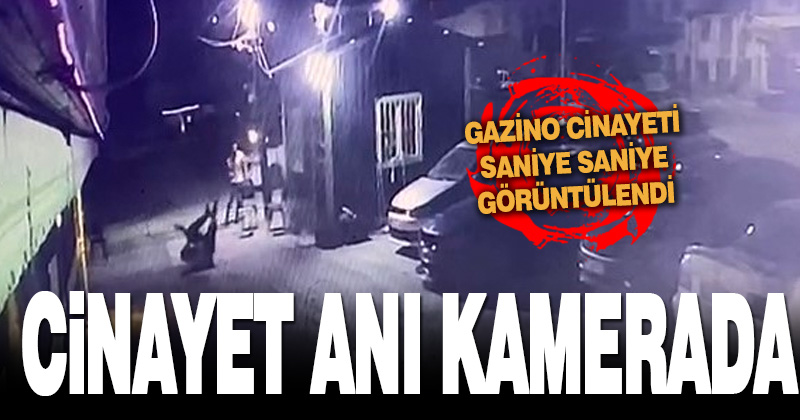 Bir kişinin öldüğü silahı kavga kameralara yansıdı