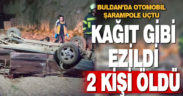 Denizli’de şarampole yuvarlanan otomobildeki 2 kişi öldü