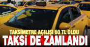Denizli’de taksi ücretlerine zam