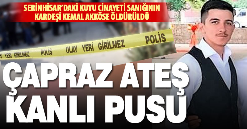 Çapraz ateş pusuya düşürülen genç, 3 kurşunla hayatını kaybetti