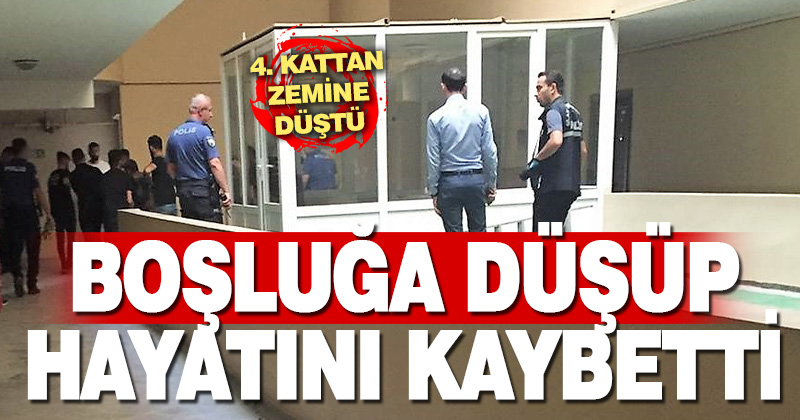 Apartın çatı katından düşen yaşlı adam hayatını kaybetti