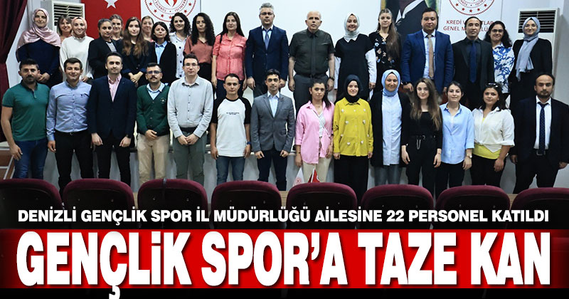 Denizli Gençlik Spora taze kan