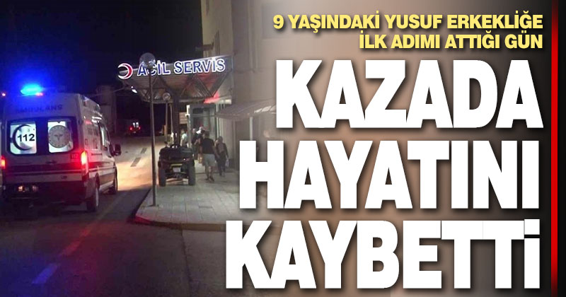 Sünnet düğününden çıkan çocuğa araç çarptı: 1 ölü