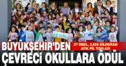 Büyükşehir çevreci okulları ödüllendiriyor