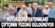 Başkan Zolan üreticinin yanında